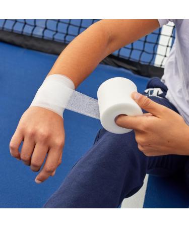 Green Sky Athletic Sports Foam Underwrap - 4 Rolls White | Ideal for Hair Ankles & Sporting Adventures - International Shipping Available - Buy Online on GoSupps.com