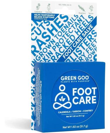 Green Goo Foot Care Salve 1.82 oz - Natural Relief for Dry, Cracked Feet - Buy Online on GoSupps.com