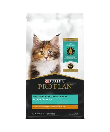 Purina Pro Plan With Probiotics, High Protein Dry Kitten Food, Chicken & Rice Formula - 7 lb. Bag - Buy Online on GoSupps.com