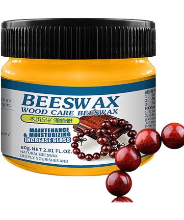 Beeswax Furniture Polish | Furniture Polish Seasoning Natural Beewax Traditional Wood Wax Multipurpose Beeswax Furniture Polish for Wood Polish Furniture Care Liangyan - Buy Online on GoSupps.com