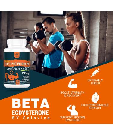 Buy Beta Ecdysterone Supplement 1200 mg - 98% Purity | 240 Capsules (Pack of 4) - Enhance Performance & Muscle Growth - International Shipping Available - Buy Online on GoSupps.com