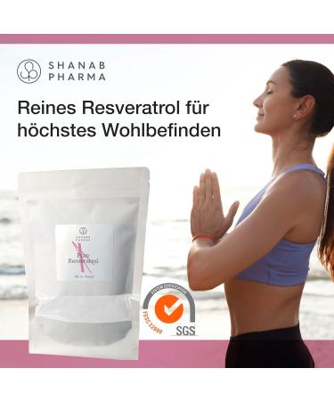 Buy Resveratrol Powder - Premium Japanese Knotweed Extract - 80g Micronized Powder by Shanab Pharma - International Shipping Available - Buy Online on GoSupps.com