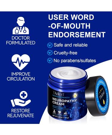 Cr me De Soulagement De La Neuropathie Force Suppl mentaire Pour Les Pieds Les Jambes Les Mains Les Orteils Avec Le Curcuma Naturel Le Gingembre - Inconfort Musculaire Et Articulaire Massage - Buy Online on GoSupps.com