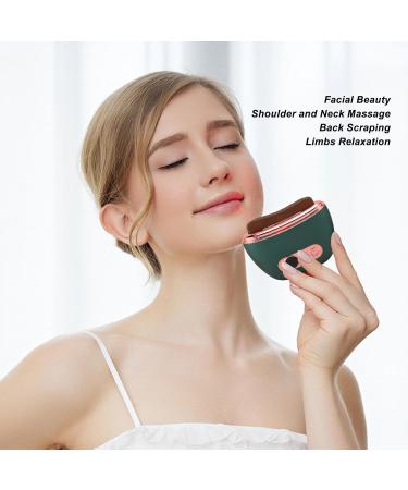 Buy Electric Gua Sha Bian Stone Face Tool - Nadelstein Adjustable Vibration & LED Light for Glowing Skin - Buy Online on GoSupps.com