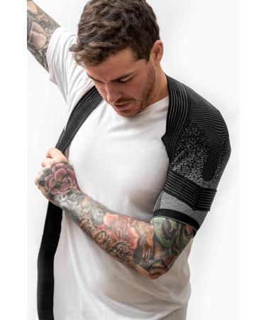 Space Brace - Titan Gel Shoulder Brace with BreathSaver Smart Strap System | Optimal Support Stability & Circulation - Large & Medium Sizes Available - Buy Online on GoSupps.com