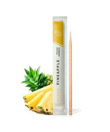 Miracle toothpick with taste - 100x toothpick individually packaged - in 8 refreshing varieties - plastic -free chewing gum - smoking cessation - fresh breath with flavored toothpick - sugar -free pineapple -free pineapple