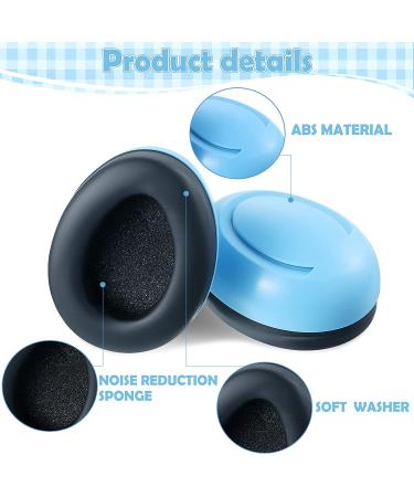 Adjustable Baby Ear Protection Headphones | Noise Cancelling Earmuffs for Toddler Kids (Blue) | 3 - 24 Months | Includes Cloth Bag - Buy Online on GoSupps.com