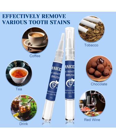 Teeth Whitening Stick Set - 2 Pieces for Tooth-Friendly Bleaching Gums Restoration & Stain Removal - Buy Online on GoSupps.com
