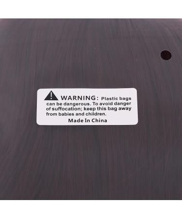 MapofBeauty 22 Inch Long Straight Synthetic Wig | Dark Brown Cosplay + Party Heat Resistant Hair - Buy Online on GoSupps.com