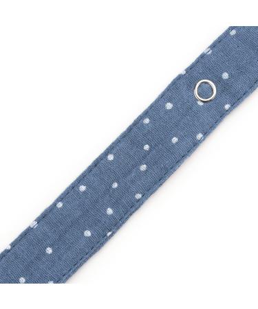 AngelicArt Personalized Pacifier Strap - Engraved Name for Boys & Girls | Large Color Selection | Perfect Baby Gift (Lagoon Blue-Dotted) - Buy Online on GoSupps.com