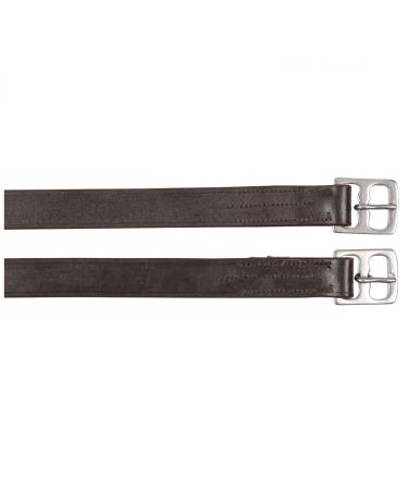 Kerbl 32347/1 Stirrup leathers 145 cm black packaged Black 145cm