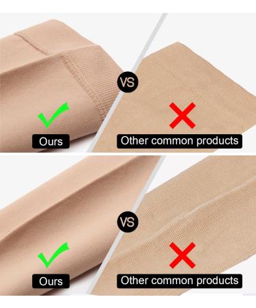 Buy 2 Pairs Medical Compression Stockings 20-30 mmHg for Men & Women Class 2 Closed Toe Support for Varicose Veins & Edema XL 2X Beige International Shipping - Buy Online on GoSupps.com