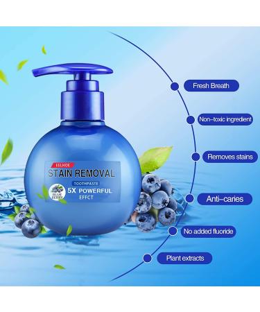 FREEORR 2Pcs Stain Removal Gel Toothpaste - Fresh Breath, Fight Bleeding Gums, Durable Pump Design - Buy Online on GoSupps.com