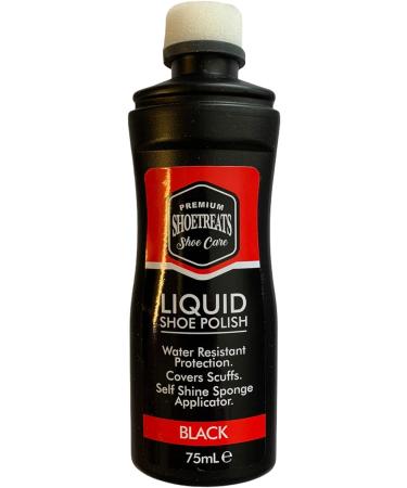 County Sales Ltd Premium Shoe Treats Shoe Care Liquid Shoe Polish - Water Resistant Protection- 75ml (Black) - Buy Online on GoSupps.com