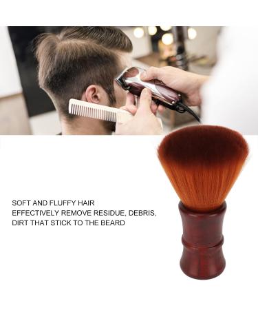 Beard Foam Brush - Skin-Friendly Nylon Brush with Wooden Handle for Men | Remove Dirt & Groom at Home (Brown) - Buy Online on GoSupps.com