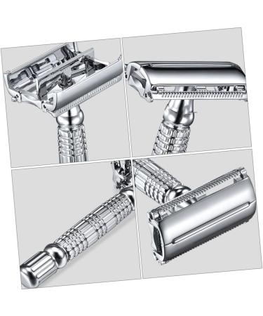 Minkissy Manual Double-Sided Razor Shaver for Men - Durable Alloy Fingertip Laceration Knife - Buy Online on GoSupps.com