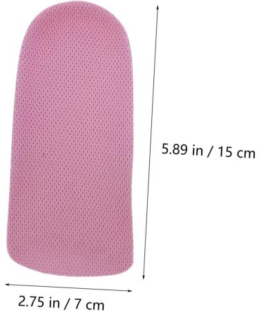 Beaupretty Height Increasing Insoles for Women & Men - Invisible Elevator Shoe Inserts | Comfortable Pink PU Support Pads - Buy Online on GoSupps.com