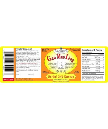 Buy Gan Mao Ling 90 Tablets | Fast International Shipping | Premium Quality Herbal Remedy - Buy Online on GoSupps.com