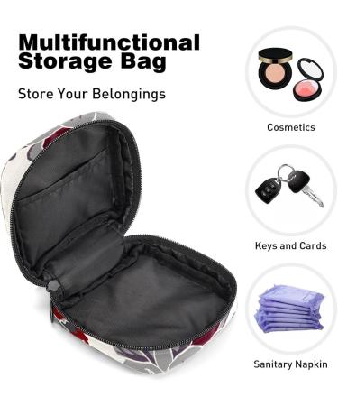 Women's Bonds Storage Pockets - Stylish Dragonfly & Flower Portable Period Kit | Feminine Product Bag for Girls - Buy Online on GoSupps.com