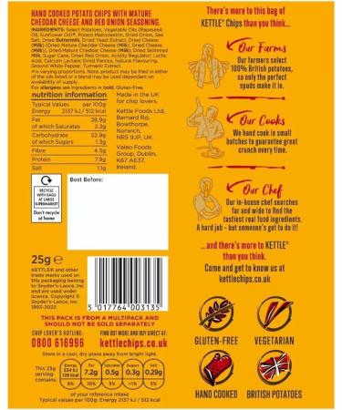 Kettle Hand Cooked Potato Chips Take Home Variety Box 48 x 25g | by IDEAONIC - Buy Online on GoSupps.com