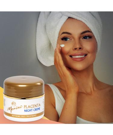 Placenta & Vitamin C B5 E & Propolis Refining Night Facial Treatment by Merino - Buy Online on GoSupps.com