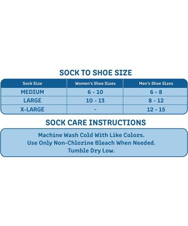 Doctor's Choice Men's Diabetic & Neuropathy Socks - 2 Pairs, Crew Style, White, Large 10-13 & X-Large 12-15 - Buy Online on GoSupps.com