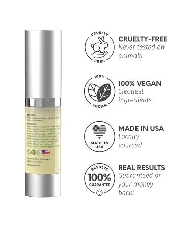 Organic Eye Cream with Vitamin K & Arnica - Reduces Wrinkles, Bags, Dark Circles, Puffiness, and Fine Lines - Nourishing 0.5oz - Buy Online on GoSupps.com