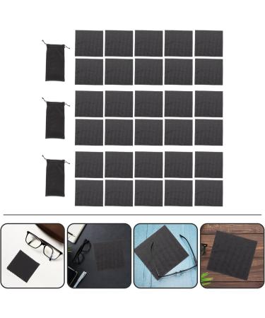 Buy Healeved Microfiber Eyeglasses Cleaning Cloth Set - Lens Cleaner Wipes & Drawstring Case for Glasses & Camera - Buy Online on GoSupps.com