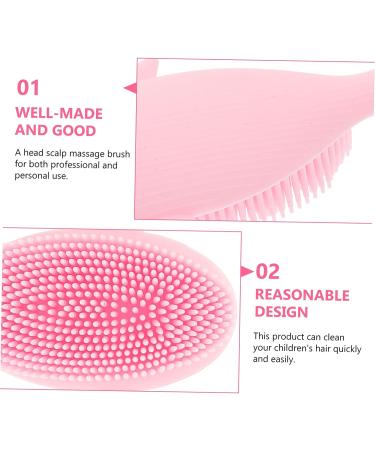 FOMIYES 5pcs Silicone Baby Shampoo Cleaning Brushes - Hair Washing, Body Scrubbing, Exfoliating, Grooming Tools for Kids and Men - Buy Online on GoSupps.com