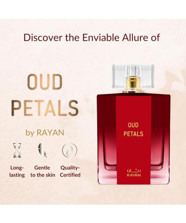 RAYAN Oud Petals Perfume for Women - Long Lasting Arabian Eau De Parfum 100mL (3.34 Fl oz) Women Perfume with Rose Garden on Musk Oud Bergamot Arabian Jasmine - Ideal Gift for Valentine's Day Floral Rose and Oud - Buy Online on GoSupps.com