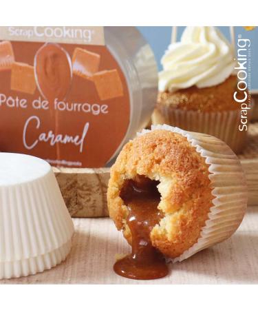 ScrapCooking - P te de Fourrage Caramel 200 g - Pour Fourrer Tablettes clairs Macarons G teaux B ches de No l Cookies Cheesecakes & P tisseries - 4640 - Buy Online on GoSupps.com