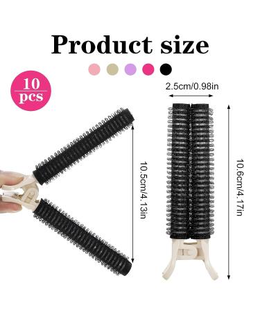 FANKUTOYS 10 PCS Volumizing Hair Clips | Heatless Rollers Hair Curlers Clips | Hair Styling Tool for Natural Fluffy Volume | Hair Volume Curler for Short/Long/Curly Hair - Buy Online on GoSupps.com