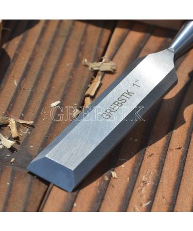 GREBSTK 4 Piece Wood Chisel Set Sturdy CR-V Steel Chisel Beech Handle Woodworking Tools with Oxford Bag 2chisel - Buy Online on GoSupps.com