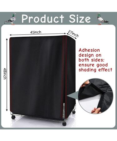 Extra Large Black Bird Cage Cover for Privacy and Comfort - Breathable Parrot Cage Accessories - Buy Online on GoSupps.com