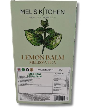 Mel's Kitchen Lemon Balm Melissa Tea 30g - Buy Online on GoSupps.com