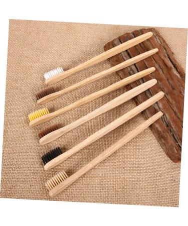Minkissy 10-Pack Biodegradable Hotel Toothbrush Set | Eco-Friendly Portable Bamboo Toothbrushes for Travel & Accessories - Buy Online on GoSupps.com