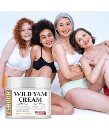 Wild Yam Cream for Hormone Balance - Dr. Barbara's Organic Menopause Support Cream for Hot Flashes & Night Sweats Relief - 100G - Buy Online on GoSupps.com