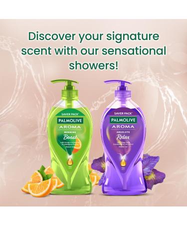 Pa.lmo liive Aroma Absolute Relax Body Wash - 750ml Natural Ylang Oil & Iris Extracts pH Balanced Shower Gel for Soft Skin Paraben-Free - Ideal for Men & Women - Buy Online on GoSupps.com