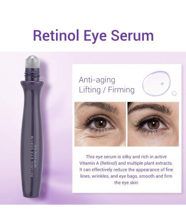 RollOn Eye Serum - Moisturizing Anti-Wrinkle Firming Treatment for Dark Circles | Anti-Aging Skin Care (01) - Buy Online on GoSupps.com