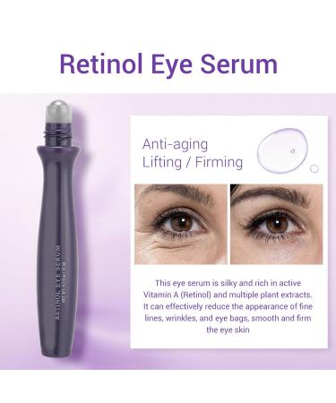 Roll On Retinol Eye Serum | Anti-Aging Eye Care for Dark Circles - 15ml - Buy Online on GoSupps.com