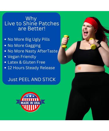 Natural Energy Multi Plus Patch - 30 Patches | USA Made by Live to Shine - Buy Online on GoSupps.com