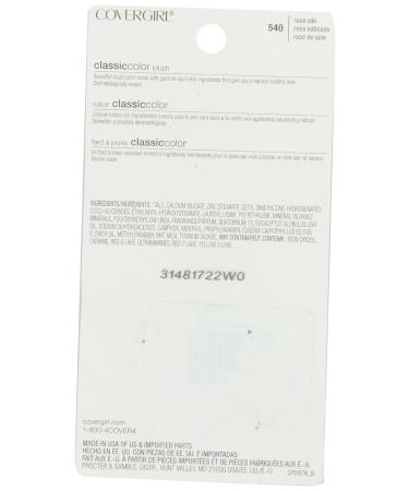 CoverGirl Classic Color Blush Rose Silk 540 - 0.3oz Pan - Buy Online on GoSupps.com