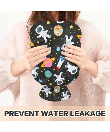 Buy Naanle Galaxy Astronaut Heat Bottle 1L - Space Travel Design Transparent Cover Perfect for Pain Relief & Cold Therapy - Ideal for Bed & Hand Warmth - Buy Online on GoSupps.com