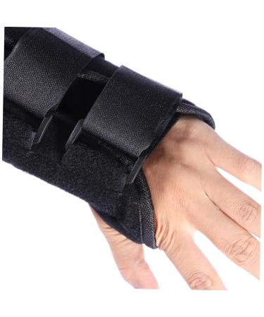 Healeved Tendonitis Thumb Support Splint | Carpal Tunnel Wristband - Left Black - Buy Online on GoSupps.com