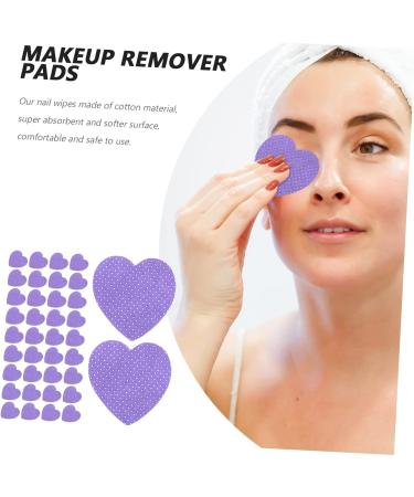minkissy Lint Free Wipes Gel Nail Remover 200 sheets Removers Removal Heart Shaped Polish Makeup Nail Remover Wipes Travel Acrylic Nail Remover Lint Free Nail Wipes 4.8x4.8cm Purple - Buy Online on GoSupps.com