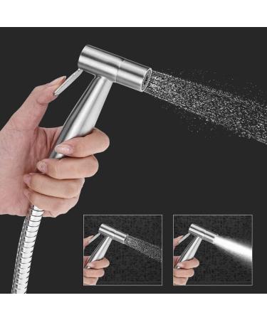 Premium Stainless Steel Handheld Toilet Bidet Sprayer | Ultimate Bathroom Shower Water Spray Head Set - Buy Online on GoSupps.com