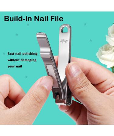 Mr. Do Nail Clippers Set - Ultra Sharp Stainless Steel Large & Small for Men & Women - Perfect for Thick Fingernails & Toenails - Professional Quality - Buy Online on GoSupps.com