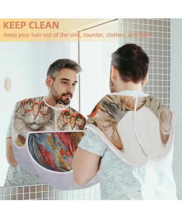Buy Cats Beard Bib Apron - Beard Hair Catcher for Men | Perfect Father's Day & Christmas Gift - Buy Online on GoSupps.com