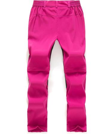 SEEU Boys Convertible Quick Dry Hiking Pants - Black Large | Polyester Spandex - Buy Online on GoSupps.com