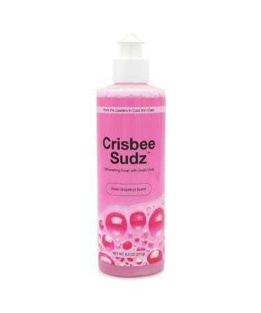 Crisbee Sudz - Cast Iron and Carbon Steel Soap with Oxalic Acid to fight rust-Neutralizes Odors - Eliminates Oxidation of Oils - From the Leaders in Cast Iron & Carbon Steel Maintenance